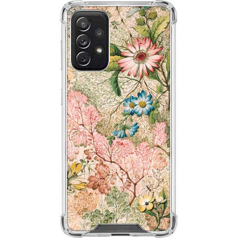 William Kilburn Marbled Paper Galaxy A72 5G Clear Case